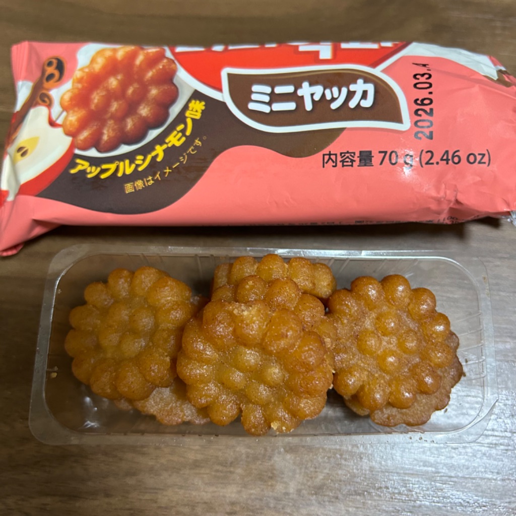 ミニヤッカ　アップルシナモン味 ダイソー レビュー 3枚目